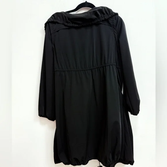 Allure trench coat with belt, EUC, size 10, comes with belt, black. - Picture 1 of 2